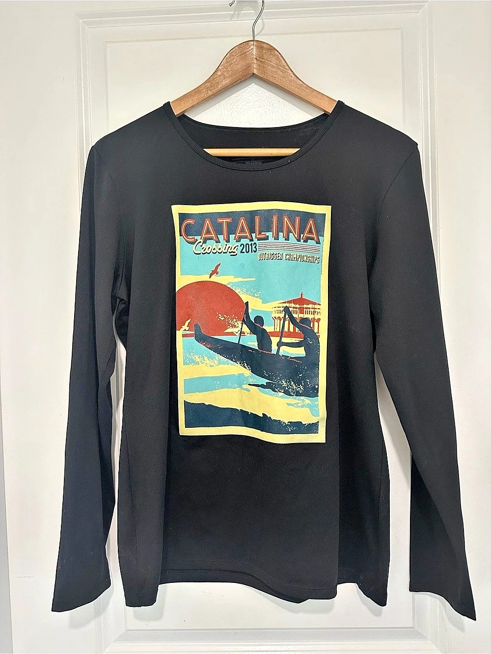 Patagonia Capilene 1 Silkweight Catalina Crossing 2013 Long Sleeve Shirt Large